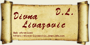 Divna Livazović vizit kartica